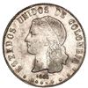 Image 1 : Medellin, Colombia, 20 centavos, 1886, very rare, NGC VF details / cleaned, Restrepo Plate.