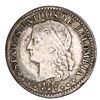Image 1 : Medellin, Colombia, 5 centavos, 1875, NGC VF details / damaged, Restrepo Plate.