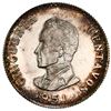 Image 1 : Silver specimen pattern for Bogota, Colombia, 50 centavos, 1951-B, reeded edge, rare, NGC SP 63, fin