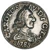 Image 1 : Guanabacoa, Cuba, cast silver 4 reales-sized proclamation medal, Charles IV, 1789, Miguel Nunes, ver