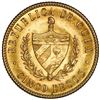 Image 2 : Cuba (struck at the Philadelphia Mint), gold 5 pesos, 1915, Jose Marti, NGC MS 62+.