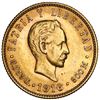 Image 1 : Cuba (struck at the Philadelphia Mint), gold 5 pesos, 1916, Jose Marti, NGC MS 62.