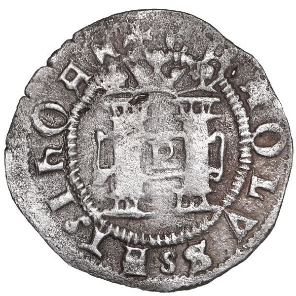 Santo Domingo, Dominican Republic, 1/2 real, Charles-Joanna, no assayer (F), very rare.