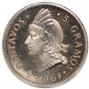Image 1 : Dominican Republic, proof 5 centavos, 1961, NGC PF 65 Cameo, ex-Rudman (stated on label).