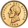 Image 1 : Ecuador (struck in Birmingham, England), gold 1 condor, 1928, NGC MS 61.