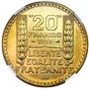 Image 2 : France (struck at the Paris mint), aluminum-bronze 20 francs essai, 1929, by Pierre Turin, NGC MS 61