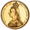 Image 1 : Great Britain (London, England), gold 5 pounds, Victoria (jubilee bust), 1887.