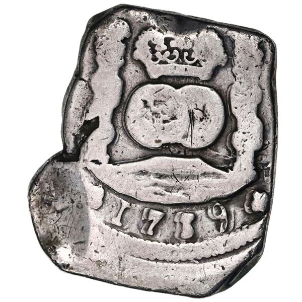 Guatemala, cob 8 reales, 1739J.