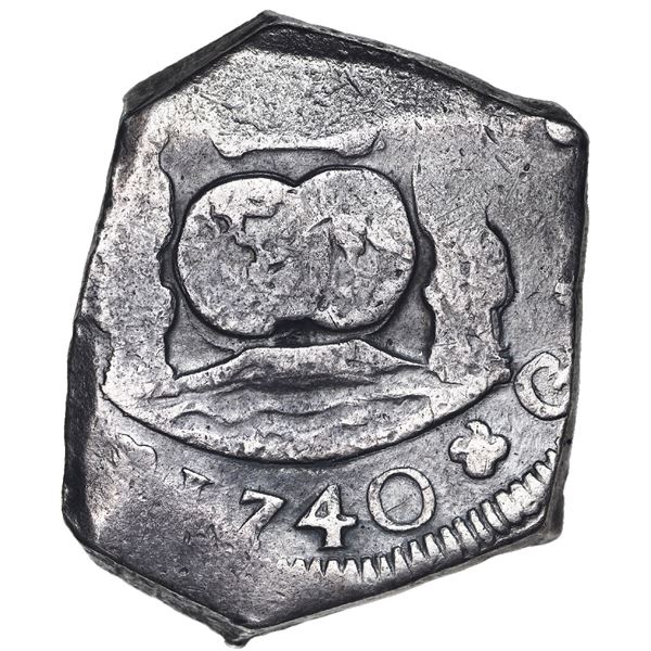 Guatemala, cob 8 reales, 1740(J).
