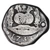 Image 1 : Guatemala, cob 4 reales, 1733(J), very rare.