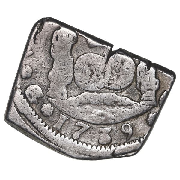 Guatemala, cob 4 reales, 1739J.