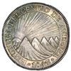 Image 1 : Guatemala (Central American Republic), 8 reales, 1847/6A, NGC AU 55.