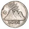 Image 1 : Guatemala (Central American Republic), 1/4 real, 1845, rare, NGC VF details / cleaned.