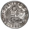 Image 2 : Guatemala, 8 reales, Type III double countermark (1840) on a Lima, Peru, 8 reales, 1834MM.