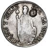 Image 1 : Guatemala, 8 reales, Type III double countermark (1840) on a Lima, Peru, 8 reales, 1841MM.