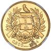 Image 2 : Guatemala (struck at the Paris mint), gold proof 10 pesos essai, 1894-A, NGC PF 64, finest known, ex