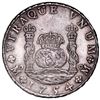 Image 1 : Mexico City, Mexico, pillar 8 reales, Ferdinand VI, 1754MM, dissimilar crowns, ex-Potomac.