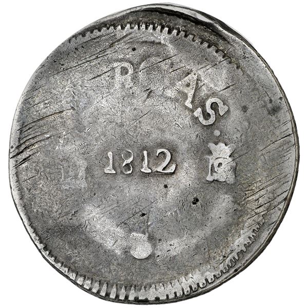 Sombrerete, Mexico, 8 reales, Ferdinand VII, 1812, issued under General Vargas, rare, NGC XF 40.