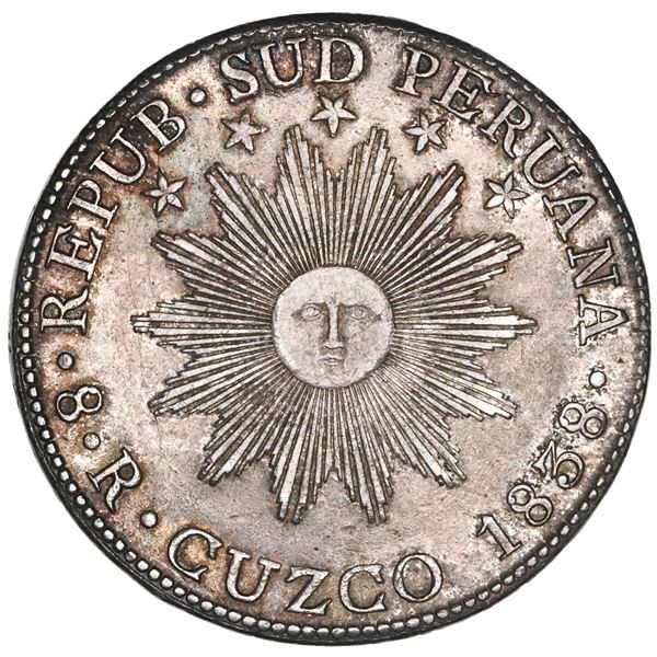 Cuzco, South Peru, 1838BA, NGC AU 58.