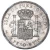 Image 2 : Puerto Rico (under Spain), 1 peso, Alfonso XIII, 1895PG-V, NGC AU 55.