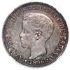 Image 1 : Puerto Rico (under Spain), 40 centavos, Alfonso XIII, 1896PG-V, NGC MS 63.