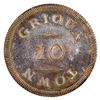 Image 2 : Griquatown, South Africa, proof silver 10 pence, no date (struck 1815-16), diagonally reeded edge, r
