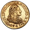 Image 1 : Seville, Spain, gold bust 2 escudos, Philip V, 1741PJ.