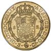 Image 2 : Seville, Spain, gold bust 8 escudos, Charles III, 1776/5CF, NGC AU 53.