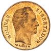 Image 1 : Venezuela (struck at the Paris mint), gold 5 venezolanos, 1875-A, PCGS MS62 (old green label).