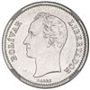 Image 1 : Venezuela (struck at the Philadelphia mint), 1/4 bolivar, 1919, NGC MS 65.