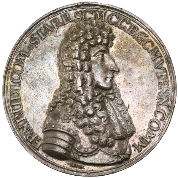 Austria (Holy Roman Empire), silver medal, 1683 date, Count Ernst Ruediger von Starhemberg, Siege of