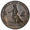 Image 1 : Great Britain, copper-zinc Admiral Vernon medal, 1739, Porto Bello, Admiral Haddock issue (rare), ex