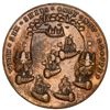 Image 2 : Great Britain, copper-zinc Admiral Vernon medal, 1739, Porto Bello, ex-Adams.