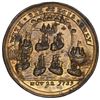 Image 2 : Great Britain, copper-zinc Admiral Vernon medal, 1739, Porto Bello, ex-Adams.