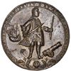 Image 1 : Great Britain, copper-zinc Admiral Vernon medal, 1739, Porto Bello, ex-Adams.
