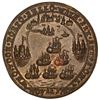 Image 2 : Great Britain, small-sized copper-zinc Admiral Vernon medal, 1739, Porto Bello, Vernon and Lezo, ex-