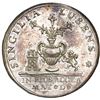 Image 2 : Antequera, Spain, silver proclamation medal, Charles IV, 1789, by J. Amat, dots in obverse legend, N