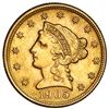 Image 1 : USA (Philadelphia Mint), Liberty Head $2-1/2 quarter eagle, 1905, NGC MS 62.