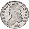 Image 1 : USA (Philadelphia Mint), Capped Bust half dollar, 1831, O-108 variety, ex-Tuscaloosa Hoard (Civil Wa