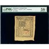 Image 1 : Delaware, General Assembly, 10 shillings, January 1, 1776, serial 72676, PMG Choice AU 58 EPQ.