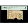 Image 1 : Georgia, 1 dollar, 1776, serial 6707, green Justice seal, PMG VG 10, with early 1800s English collec