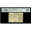 Image 1 : New York, 3 pounds, Feb. 16, 1771, serial 2511, PMG VF 20.