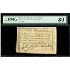 Image 1 : North Carolina, 2 pounds, December 1771, serial 3269, PMG VF 30.