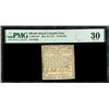 Image 1 : Rhode Island, $1/36, May 22, 1777, serial 9053, PMG VF 30.