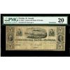 Image 1 : St. Joseph, Florida, Commercial Bank, $5 remainder, 18XX (1830s), plate position A, PMG VF 20, "top 