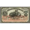 Image 1 : Bucaramanga, Colombia, Banco Prendario de Soto, 5 pesos, 1-9-1886, series B, serial 0852.