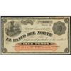 Image 1 : Socorro, Colombia, Banco del Norte, 10 pesos remainder, 1-1-1882, series C, serial 1639.