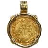 Image 1 : Holland, United Netherlands, gold ducat, 1729, ex-Vliegenthart (1735), mounted knight side out in 18