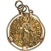 Image 1 : Hungary (Kremnitz Mint), gold gulden, no date (1467-69), Matthias Corvinus, mounted saint-side out i
