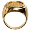 Image 2 : Madrid, Spain, gold bust 1/2 escudo, Ferdinand VI, 1747JB, mounted bust-side out in 14K gold ring (s